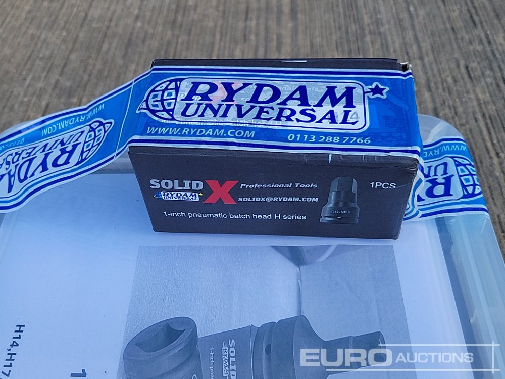 Unused Solid X 1" Drive Impact Socket HEX Set (H14, H17, H19, H21, H22, H24, H27, H30, H32, H34, H36, H38, H41MM) - Garažo įranga: foto 5 Unused Solid X 1" Drive Impact Socket HEX Set (H14, H17, H19, H21, H22, H24, H27, H30, H32, H34, H36, H38, H41MM) - Garažo įranga: foto 5