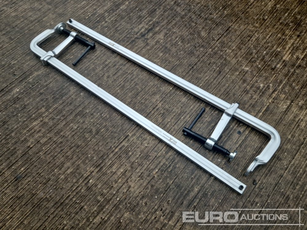Unused Solid X Forged Welding Clamps 120mm x 800mm (2 Pieces) - Garažo įranga: foto 1 Unused Solid X Forged Welding Clamps 120mm x 800mm (2 Pieces) - Garažo įranga: foto 1