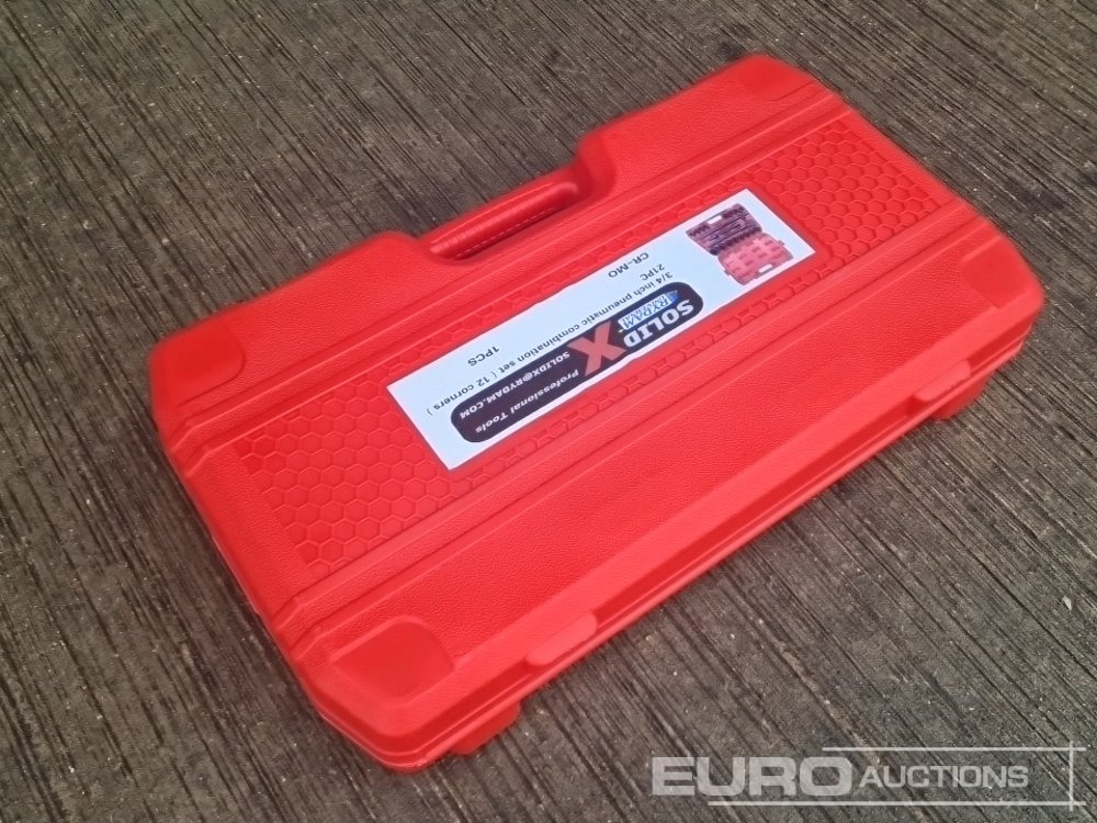 Unused Solid X Impact 3/4" Drive 21 Piece 12 Corner Socket Set - Garažo įranga: foto 2 Unused Solid X Impact 3/4" Drive 21 Piece 12 Corner Socket Set - Garažo įranga: foto 2