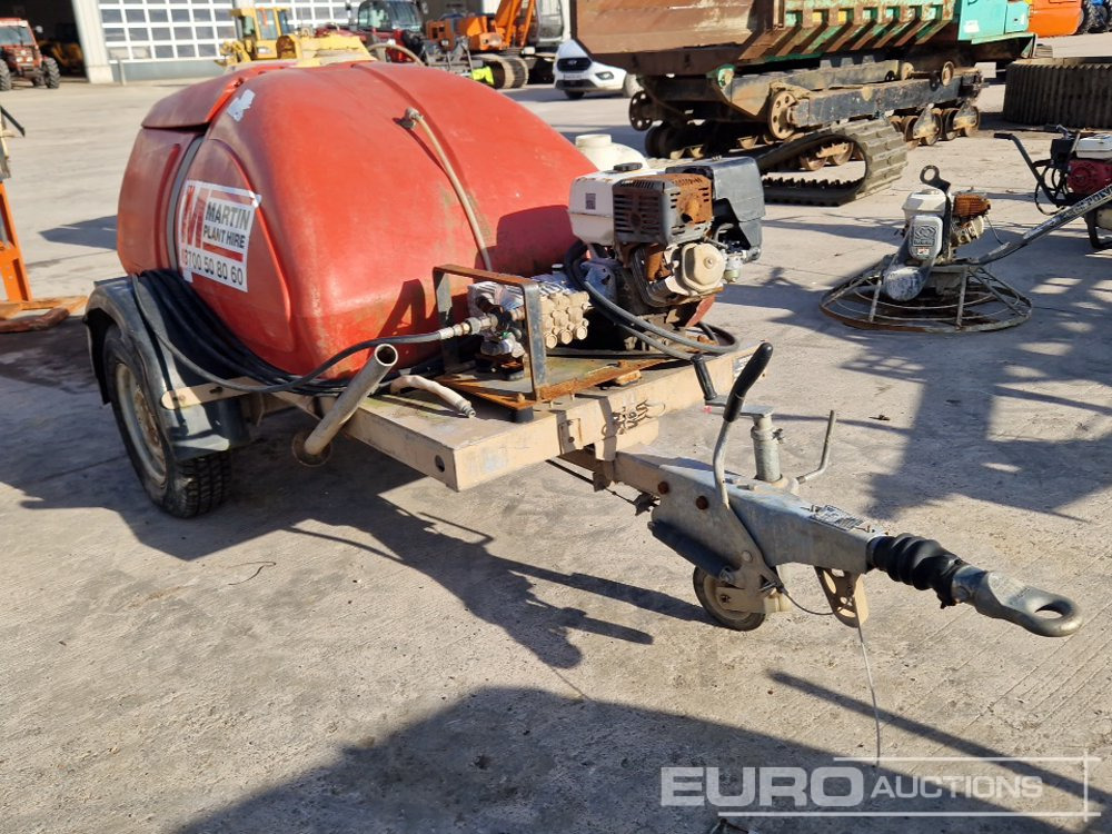 Western Single Axle Water Bowser, Petrol Pressure Washer, Hose, Lance, Honda Engine - Aukšto slėgio plovykla: foto 4 Western Single Axle Water Bowser, Petrol Pressure Washer, Hose, Lance, Honda Engine - Aukšto slėgio plovykla: foto 4