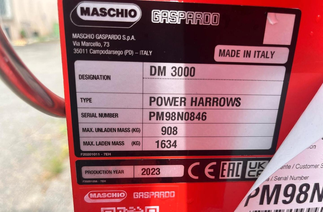 Erpice rotante nuovo Maschio DM 300 - Rotorinis kultivatorius: foto 4 Erpice rotante nuovo Maschio DM 300 - Rotorinis kultivatorius: foto 4