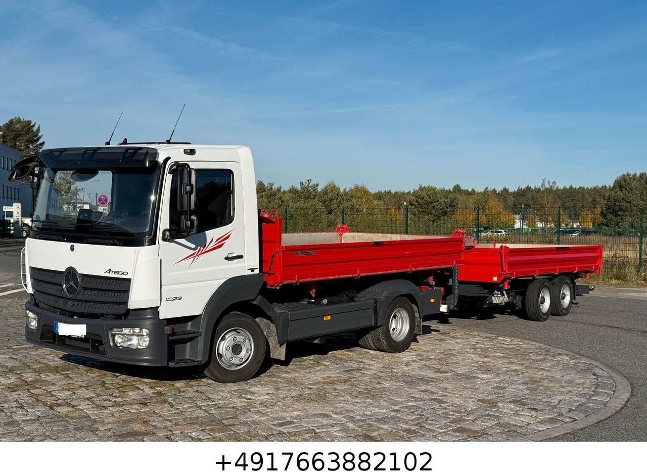 Mercedes-Benz Atego 1023 + Anhänger Dreiseitenkipper - Savivartis sunkvežimis: foto 3 Mercedes-Benz Atego 1023 + Anhänger Dreiseitenkipper - Savivartis sunkvežimis: foto 3