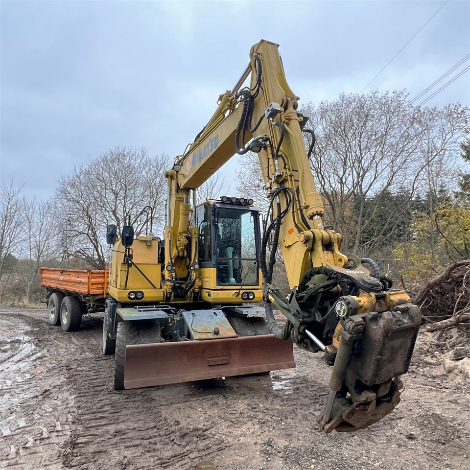 Ratinis ekskavatorius Komatsu PW148-10: foto 17