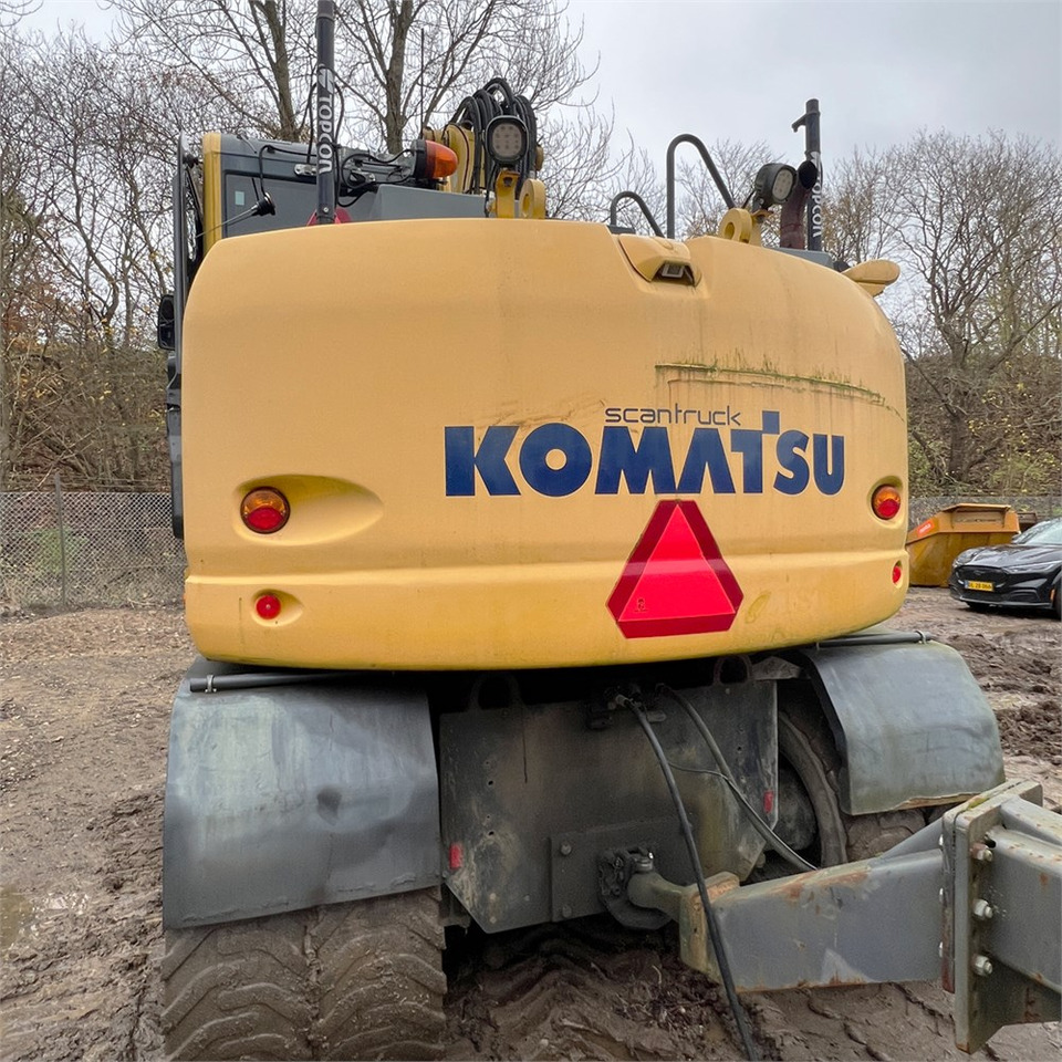 Ratinis ekskavatorius Komatsu PW148-10: foto 15