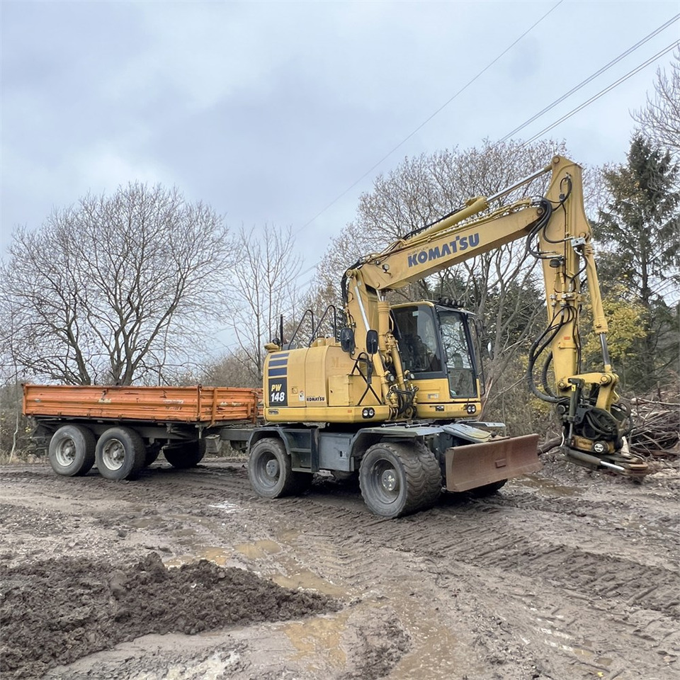 Ratinis ekskavatorius Komatsu PW148-10: foto 10