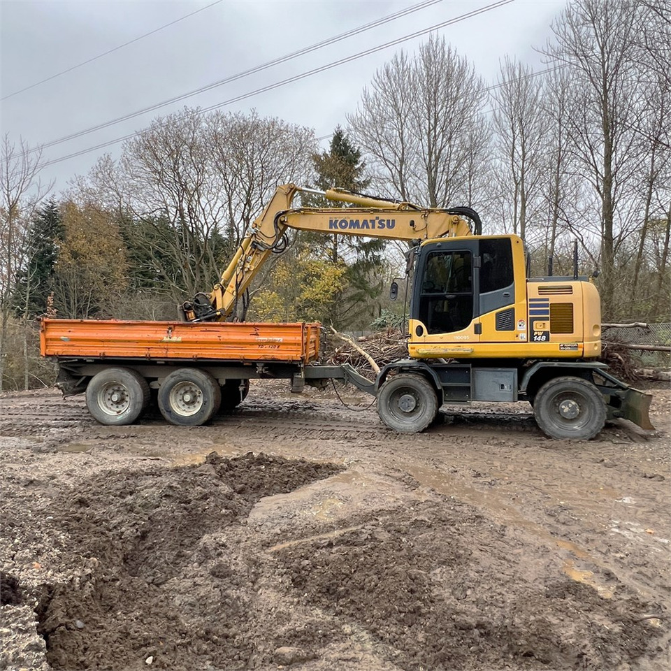 Komatsu PW148-10 - Ratinis ekskavatorius: foto 5 Komatsu PW148-10 - Ratinis ekskavatorius: foto 5