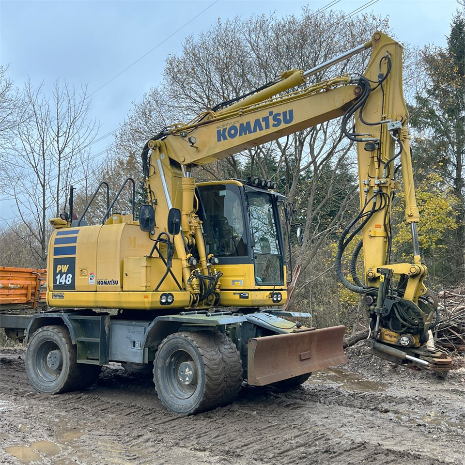 Ratinis ekskavatorius Komatsu PW148-10: foto 11