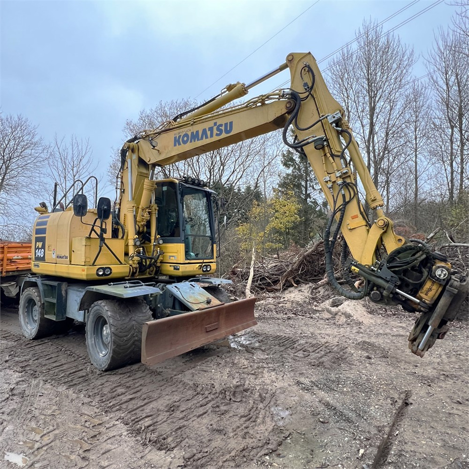 Ratinis ekskavatorius Komatsu PW148-10: foto 18