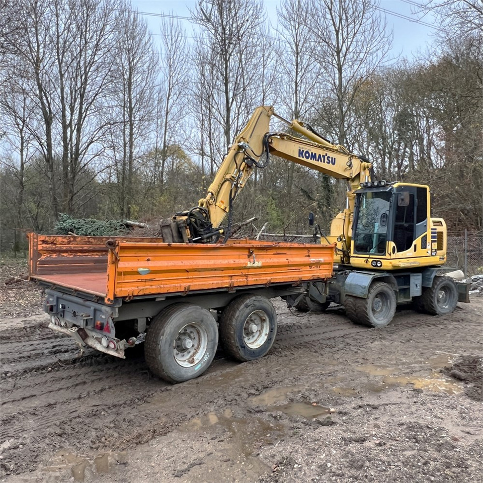 Ratinis ekskavatorius Komatsu PW148-10: foto 6