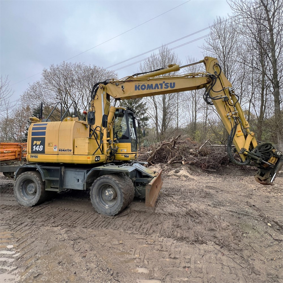 Ratinis ekskavatorius Komatsu PW148-10: foto 14