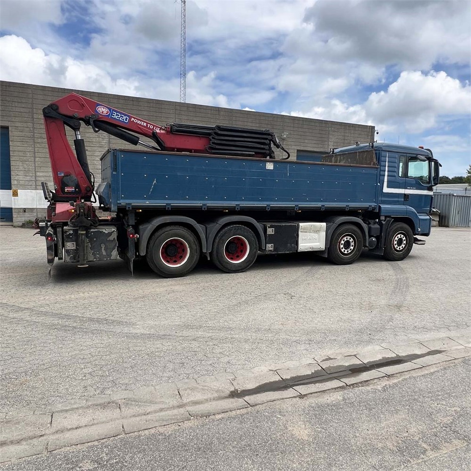 MAN TGS 35.510 8x4 BL - Sunkvežimis su kranu, Platforminis/ Bortinis sunkvežimis: foto 3 MAN TGS 35.510 8x4 BL - Sunkvežimis su kranu, Platforminis/ Bortinis sunkvežimis: foto 3