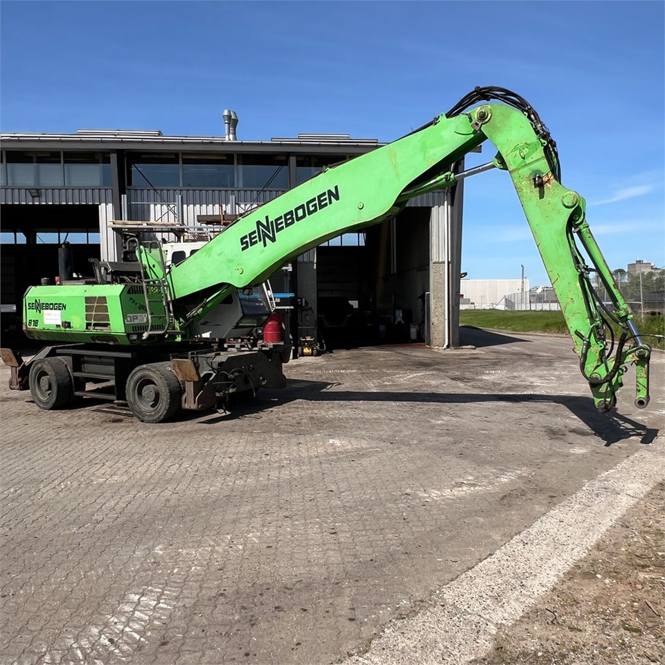 Ekskavatorius su ilga strėle Sennebogen 818 M: foto 10