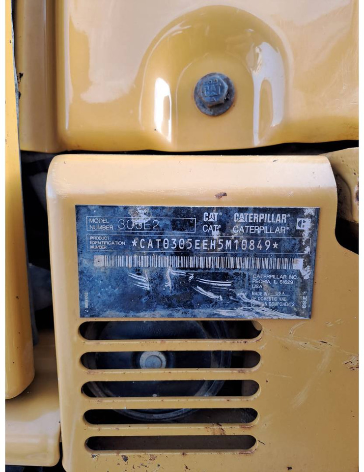 CAT 305E2 - Vikšrinis ekskavatorius: foto 5 CAT 305E2 - Vikšrinis ekskavatorius: foto 5