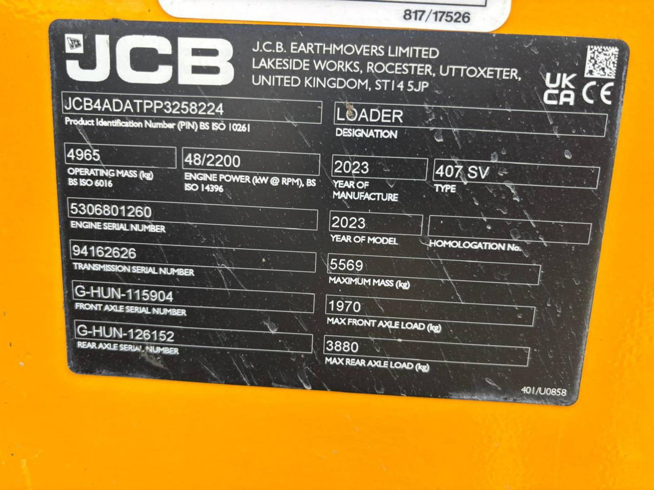 JCB 407 - Ratinis krautuvas: foto 5 JCB 407 - Ratinis krautuvas: foto 5