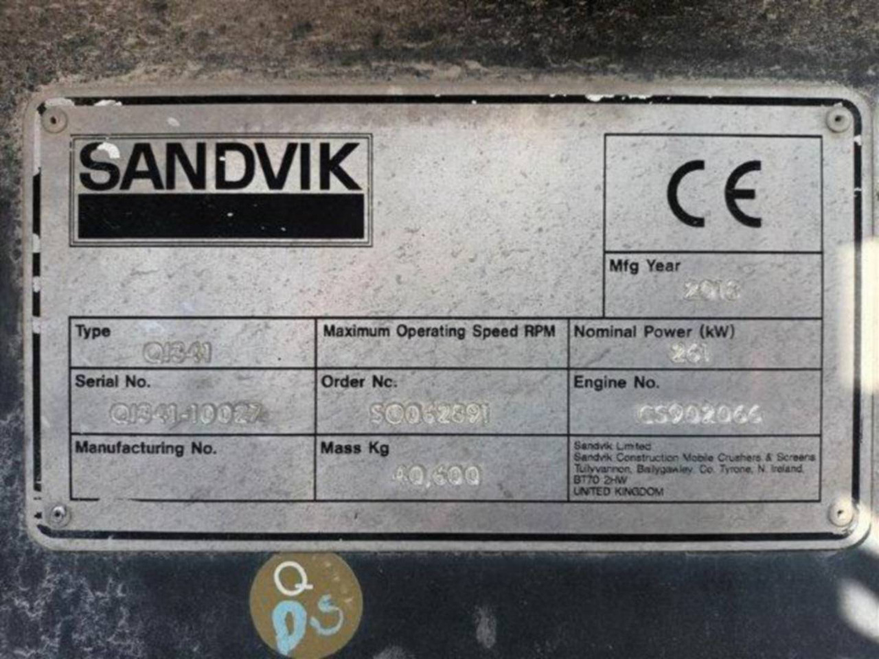SANDVIK MINING & CONSTRUCTION QI341HS - Trupintuvas: foto 4 SANDVIK MINING & CONSTRUCTION QI341HS - Trupintuvas: foto 4