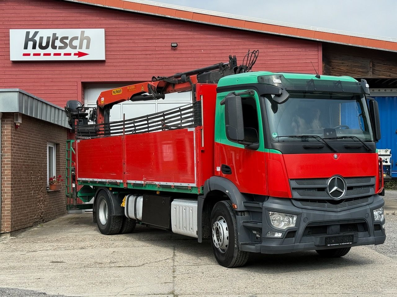 Mercedes-Benz MB 1832L + Palfinger PK 12001L Heckkran - Sunkvežimis su kranu: foto 1 Mercedes-Benz MB 1832L + Palfinger PK 12001L Heckkran - Sunkvežimis su kranu: foto 1