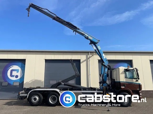 DAF CF 85.340 6X2 Euro 3 - Haakarm containersystem - Hooklift - Abrollkipper - Year 2004 - HMF 1680-K2 Crane - Grua - Ladekran - Autolaadkraan - Hook-lift sunkvežimis, Sunkvežimis su kranu: foto 5 DAF CF 85.340 6X2 Euro 3 - Haakarm containersystem - Hooklift - Abrollkipper - Year 2004 - HMF 1680-K2 Crane - Grua - Ladekran - Autolaadkraan - Hook-lift sunkvežimis, Sunkvežimis su kranu: foto 5