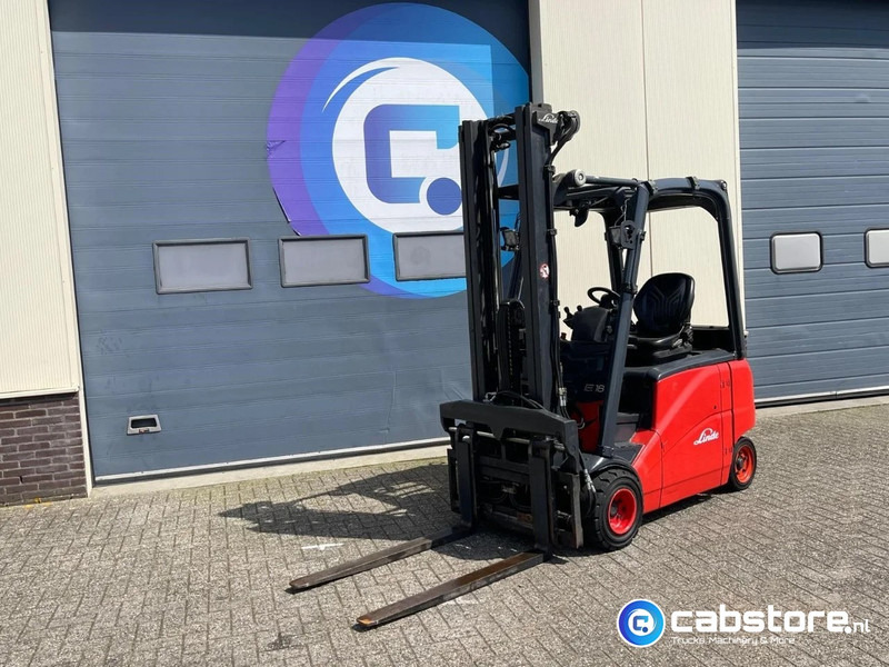 Linde E18PH-01 Elektrische hef truck - Electric Forklift - Year 2011- Side shift - Vorkverstelling - Šakinis krautuvas: foto 2 Linde E18PH-01 Elektrische hef truck - Electric Forklift - Year 2011- Side shift - Vorkverstelling - Šakinis krautuvas: foto 2