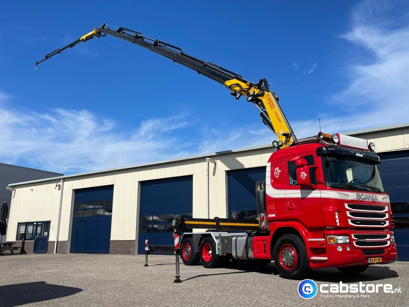 Scania G 400 A 6X2*4 HNA Euro 5 - Handgeschakeld - FASSI F455XP + JIP Autolaadkraan - Bouwjaar 2010 - Km 748.730 - Very good condition !! - Sunkvežimis su kranu: foto 1 Scania G 400 A 6X2*4 HNA Euro 5 - Handgeschakeld - FASSI F455XP + JIP Autolaadkraan - Bouwjaar 2010 - Km 748.730 - Very good condition !! - Sunkvežimis su kranu: foto 1