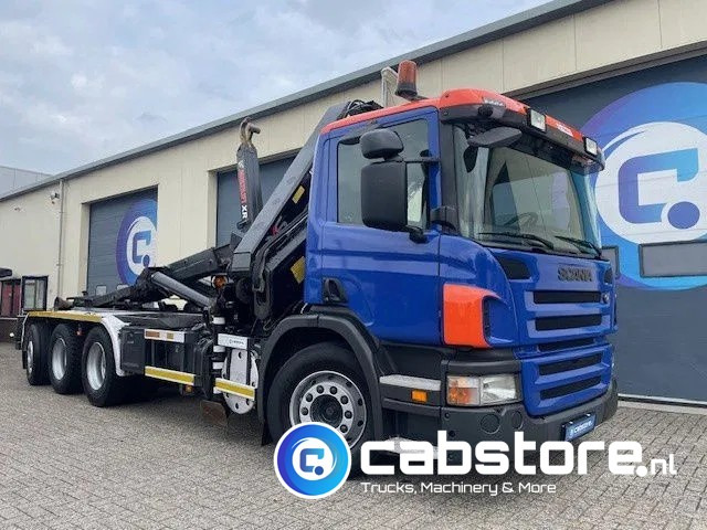 Scania P380 LB 8x4*4 HNA Euro 5 - HIAB 211 E-3 Hipro Crane with remote control + Multilift XR26S61 Hooklift - Year 2009 - Km 336.501 !! - Good condition - Hook-lift sunkvežimis, Sunkvežimis su kranu: foto 1 Scania P380 LB 8x4*4 HNA Euro 5 - HIAB 211 E-3 Hipro Crane with remote control + Multilift XR26S61 Hooklift - Year 2009 - Km 336.501 !! - Good condition - Hook-lift sunkvežimis, Sunkvežimis su kranu: foto 1