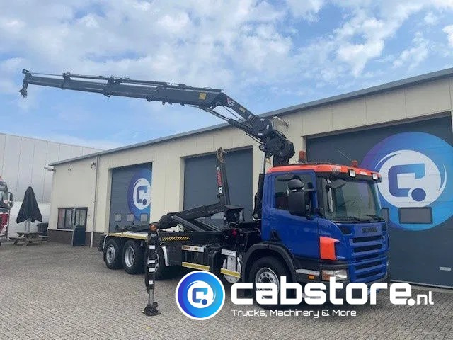 Scania P380 LB 8x4*4 HNA Euro 5 - HIAB 211 E-3 Hipro Crane with remote control + Multilift XR26S61 Hooklift - Year 2009 - Km 336.501 !! - Good condition - Hook-lift sunkvežimis, Sunkvežimis su kranu: foto 2 Scania P380 LB 8x4*4 HNA Euro 5 - HIAB 211 E-3 Hipro Crane with remote control + Multilift XR26S61 Hooklift - Year 2009 - Km 336.501 !! - Good condition - Hook-lift sunkvežimis, Sunkvežimis su kranu: foto 2
