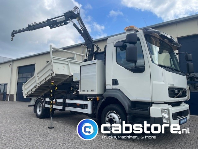 Volvo FL 240 4x2 Euro 5 - Kipper - MKG HLK 45 a2 Autolaadkraan - Bouwjaar 2012 - APK 18-10-2025 - ORIGINAL Km 35.640 !!!! - Good condition !! - Savivartis sunkvežimis, Sunkvežimis su kranu: foto 1 Volvo FL 240 4x2 Euro 5 - Kipper - MKG HLK 45 a2 Autolaadkraan - Bouwjaar 2012 - APK 18-10-2025 - ORIGINAL Km 35.640 !!!! - Good condition !! - Savivartis sunkvežimis, Sunkvežimis su kranu: foto 1