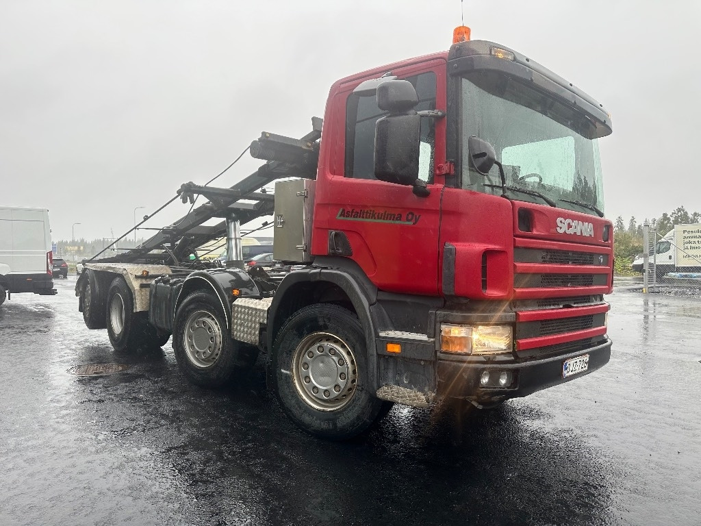 Scania P114 8x2*6 - Nuožulnaus pakėlimo ant platformos sunkvežimis: foto 2 Scania P114 8x2*6 - Nuožulnaus pakėlimo ant platformos sunkvežimis: foto 2