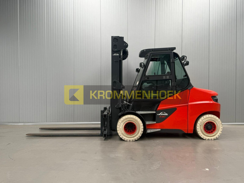Linde E 80-900 - Elektrinis krautuvas: foto 1 Linde E 80-900 - Elektrinis krautuvas: foto 1