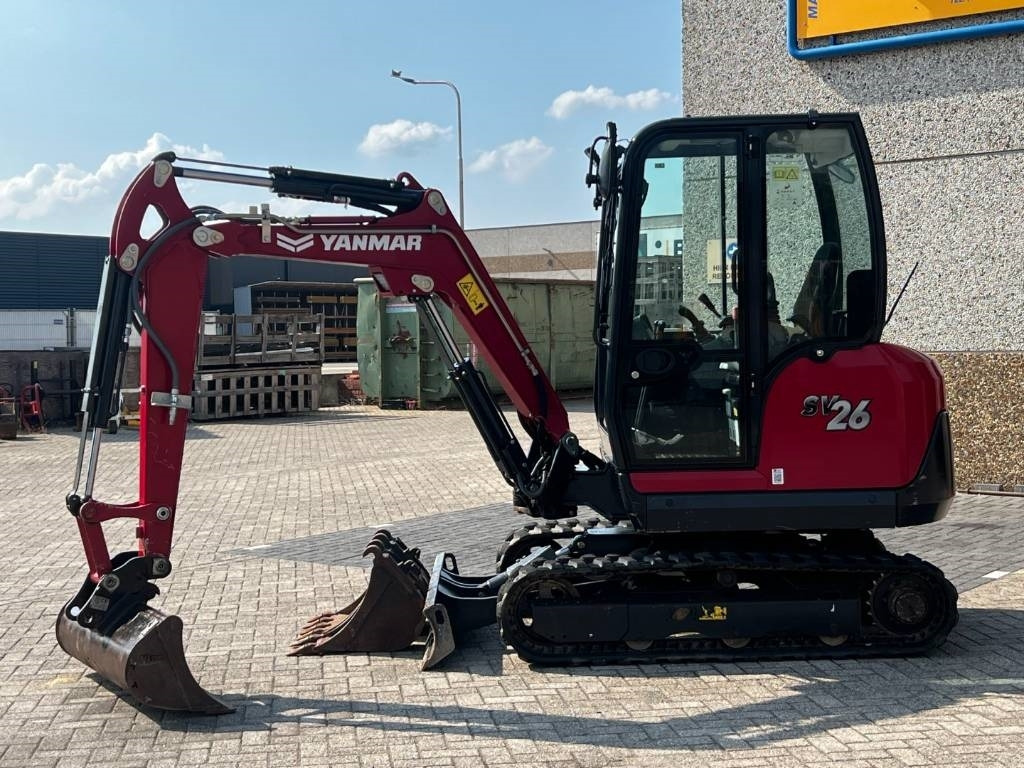Yanmar SV26, quick bucket release, 294 hours, 2022! - Mini ekskavatorius: foto 2 Yanmar SV26, quick bucket release, 294 hours, 2022! - Mini ekskavatorius: foto 2
