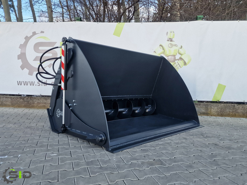 SID EINFUTTERSCHAUFEL MIT SCHNECKE / Godet distributeur de concentrés / Feeder bucket 1,2 M - Krautuvo kaušas - Žemės ūkio technika: foto 1 SID EINFUTTERSCHAUFEL MIT SCHNECKE / Godet distributeur de concentrés / Feeder bucket 1,2 M - Krautuvo kaušas - Žemės ūkio technika: foto 1