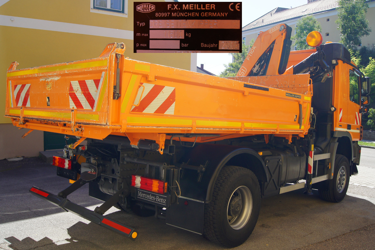 MERCEDES-BENZ ACTROS 1836 /4x4/TÜV/FASSI 110/MEILLER/Wechselsystem/Winterdienst - Sunkvežimis su kranu: foto 4 MERCEDES-BENZ ACTROS 1836 /4x4/TÜV/FASSI 110/MEILLER/Wechselsystem/Winterdienst - Sunkvežimis su kranu: foto 4
