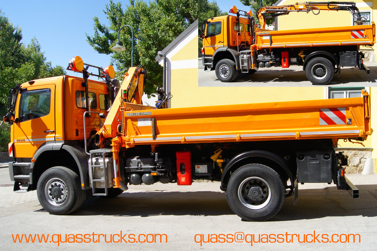 MERCEDES-BENZ AXOR 1829 4x4/EURO 5/ATLAS 65.2/MEILLER/Winterdienst - Savivartis sunkvežimis, Sunkvežimis su kranu: foto 3 MERCEDES-BENZ AXOR 1829 4x4/EURO 5/ATLAS 65.2/MEILLER/Winterdienst - Savivartis sunkvežimis, Sunkvežimis su kranu: foto 3