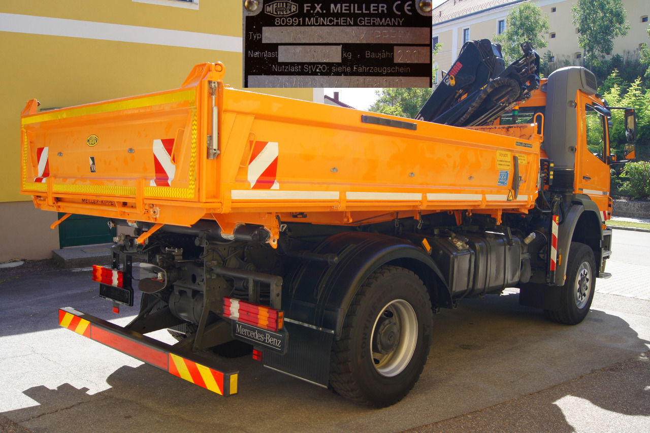 MERCEDES-BENZ AXOR 1833 4x4/TÜV/Eur4/HIAB 088/MEILLER/Winterdienst/Salzstreuer - Savivartis sunkvežimis, Sunkvežimis su kranu: foto 5 MERCEDES-BENZ AXOR 1833 4x4/TÜV/Eur4/HIAB 088/MEILLER/Winterdienst/Salzstreuer - Savivartis sunkvežimis, Sunkvežimis su kranu: foto 5