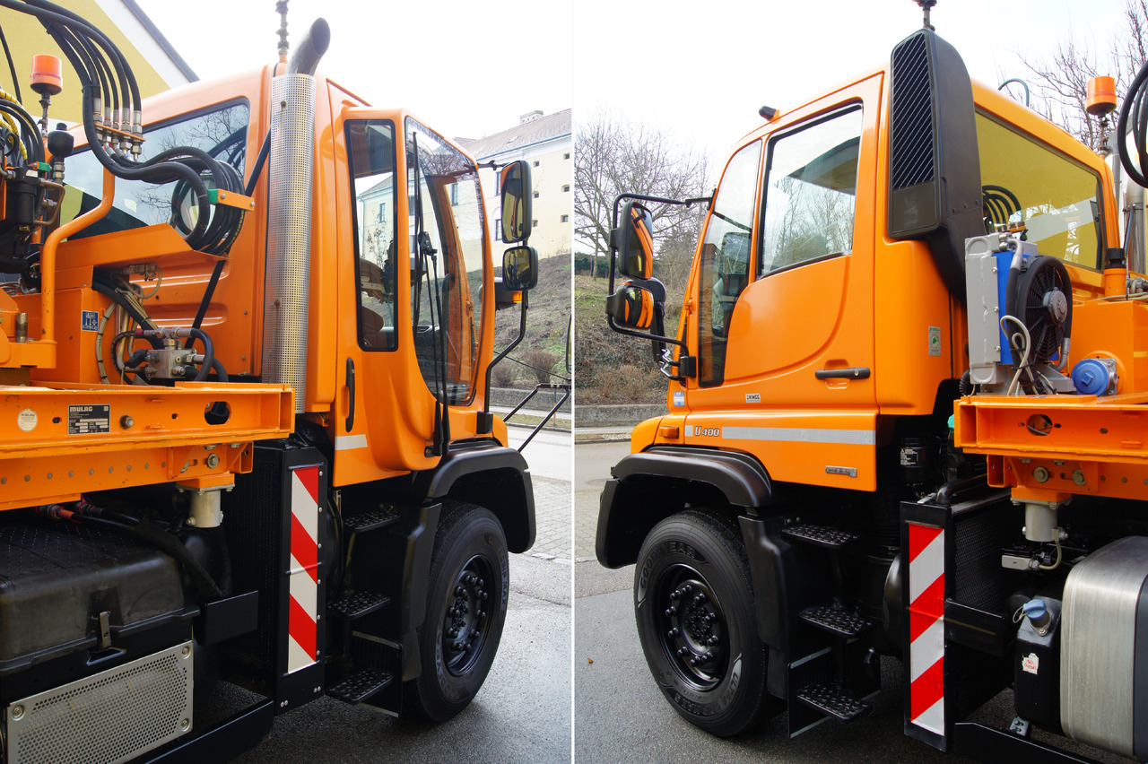 Savivartis sunkvežimis UNIMOG Unimog U 400/TÜV/Hydrostat/Mähtür +MULAG MHU 800: foto 9