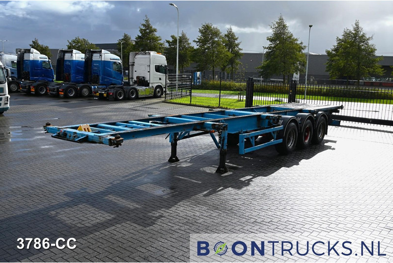 Blumhardt Cont.-Sal 40.24 E FIXED CHASSIS | 2x20-30-40ft * STEEL SUSPENSION * 5450 KG * BPW - Konteineris-vežimus/ Sukeisti kūną puspriekabė: foto 4 Blumhardt Cont.-Sal 40.24 E FIXED CHASSIS | 2x20-30-40ft * STEEL SUSPENSION * 5450 KG * BPW - Konteineris-vežimus/ Sukeisti kūną puspriekabė: foto 4