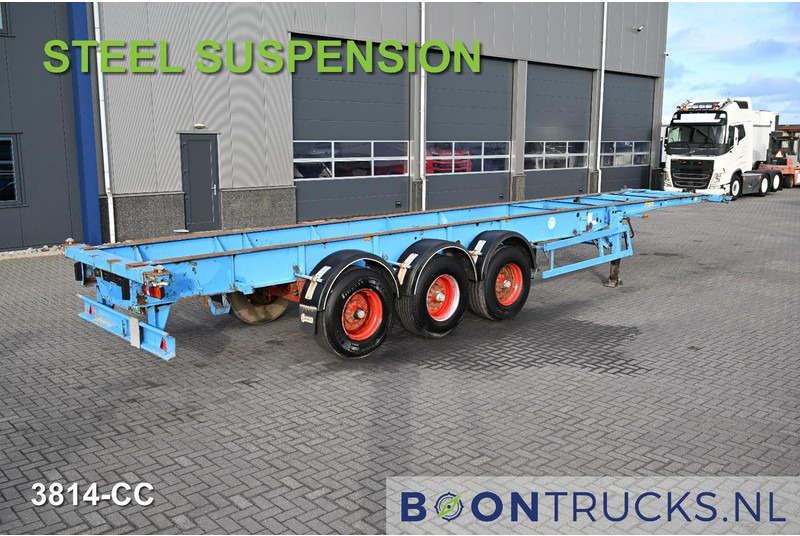 Blumhardt Cont.-Sal 40.24 E FIXED CHASSIS | 40ft * STEEL SUSPENSION * BPW / DRUM - Konteineris-vežimus/ Sukeisti kūną puspriekabė: foto 1 Blumhardt Cont.-Sal 40.24 E FIXED CHASSIS | 40ft * STEEL SUSPENSION * BPW / DRUM - Konteineris-vežimus/ Sukeisti kūną puspriekabė: foto 1