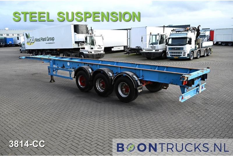 Blumhardt Cont.-Sal 40.24 E FIXED CHASSIS | 40ft * STEEL SUSPENSION * BPW / DRUM - Konteineris-vežimus/ Sukeisti kūną puspriekabė: foto 2 Blumhardt Cont.-Sal 40.24 E FIXED CHASSIS | 40ft * STEEL SUSPENSION * BPW / DRUM - Konteineris-vežimus/ Sukeisti kūną puspriekabė: foto 2