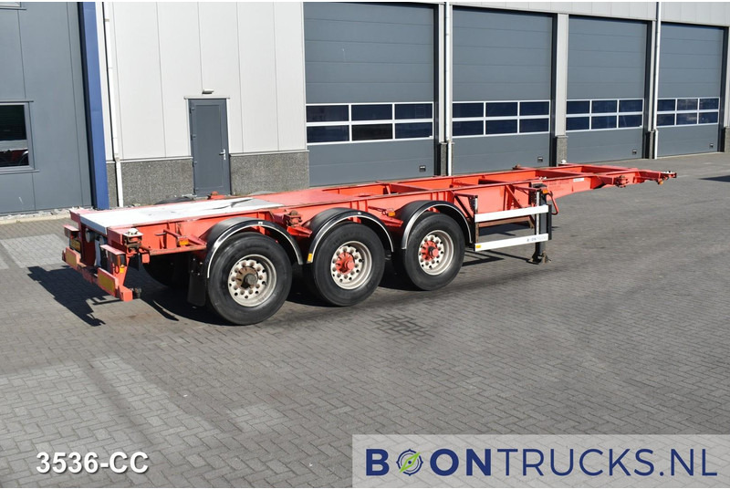 Burg BPO 12 27CDM12 TANK CHASSIS | 20-30ft * 3800 Kg * NL TRAILER - Konteineris-vežimus/ Sukeisti kūną puspriekabė: foto 1 Burg BPO 12 27CDM12 TANK CHASSIS | 20-30ft * 3800 Kg * NL TRAILER - Konteineris-vežimus/ Sukeisti kūną puspriekabė: foto 1