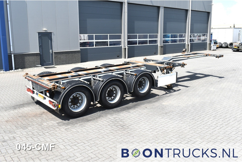D-Tec FLEXITRAILER | 2x20-30-40-45ft HC * 2x EXTENDABLE * LIFT AXLE * NL TRAILER - Konteineris-vežimus/ Sukeisti kūną puspriekabė: foto 1 D-Tec FLEXITRAILER | 2x20-30-40-45ft HC * 2x EXTENDABLE * LIFT AXLE * NL TRAILER - Konteineris-vežimus/ Sukeisti kūną puspriekabė: foto 1