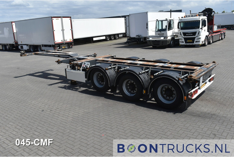 D-Tec FLEXITRAILER | 2x20-30-40-45ft HC * 2x EXTENDABLE * LIFT AXLE * NL TRAILER - Konteineris-vežimus/ Sukeisti kūną puspriekabė: foto 3 D-Tec FLEXITRAILER | 2x20-30-40-45ft HC * 2x EXTENDABLE * LIFT AXLE * NL TRAILER - Konteineris-vežimus/ Sukeisti kūną puspriekabė: foto 3