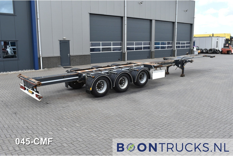 D-Tec FLEXITRAILER | 2x20-30-40-45ft HC * 2x EXTENDABLE * LIFT AXLE * NL TRAILER - Konteineris-vežimus/ Sukeisti kūną puspriekabė: foto 2 D-Tec FLEXITRAILER | 2x20-30-40-45ft HC * 2x EXTENDABLE * LIFT AXLE * NL TRAILER - Konteineris-vežimus/ Sukeisti kūną puspriekabė: foto 2