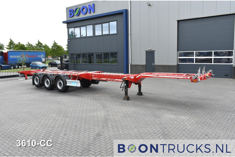 D-Tec FLEXITRAILER | 2x20-30-40-45ft HC * 2x LIFT AXLE * 2x EXTENDABLE * DISC BRAKES - Konteineris-vežimus/ Sukeisti kūną puspriekabė: foto 4 D-Tec FLEXITRAILER | 2x20-30-40-45ft HC * 2x LIFT AXLE * 2x EXTENDABLE * DISC BRAKES - Konteineris-vežimus/ Sukeisti kūną puspriekabė: foto 4
