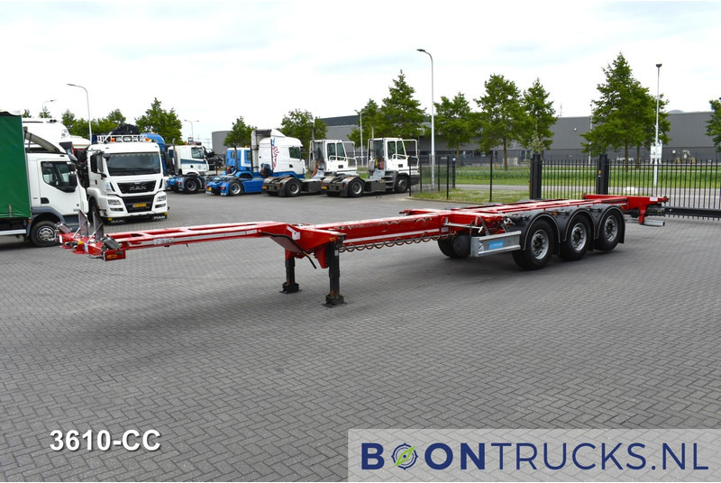 D-Tec FLEXITRAILER | 2x20-30-40-45ft HC * 2x LIFT AXLE * 2x EXTENDABLE * DISC BRAKES - Konteineris-vežimus/ Sukeisti kūną puspriekabė: foto 5 D-Tec FLEXITRAILER | 2x20-30-40-45ft HC * 2x LIFT AXLE * 2x EXTENDABLE * DISC BRAKES - Konteineris-vežimus/ Sukeisti kūną puspriekabė: foto 5