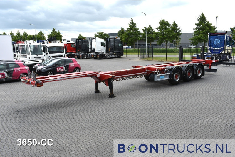 D-Tec FLEXITRAILER | 2x20-30-40-45ft HC * 2x LIFT AXLE * 2x EXTENDABLE * MOT 11-2025 - Konteineris-vežimus/ Sukeisti kūną puspriekabė: foto 5 D-Tec FLEXITRAILER | 2x20-30-40-45ft HC * 2x LIFT AXLE * 2x EXTENDABLE * MOT 11-2025 - Konteineris-vežimus/ Sukeisti kūną puspriekabė: foto 5