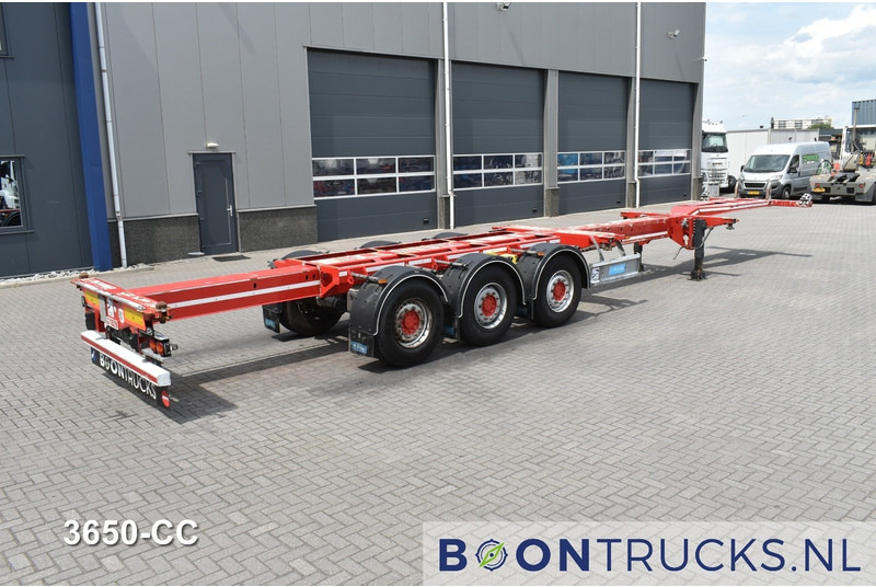 D-Tec FLEXITRAILER | 2x20-30-40-45ft HC * 2x LIFT AXLE * 2x EXTENDABLE * MOT 11-2025 - Konteineris-vežimus/ Sukeisti kūną puspriekabė: foto 2 D-Tec FLEXITRAILER | 2x20-30-40-45ft HC * 2x LIFT AXLE * 2x EXTENDABLE * MOT 11-2025 - Konteineris-vežimus/ Sukeisti kūną puspriekabė: foto 2