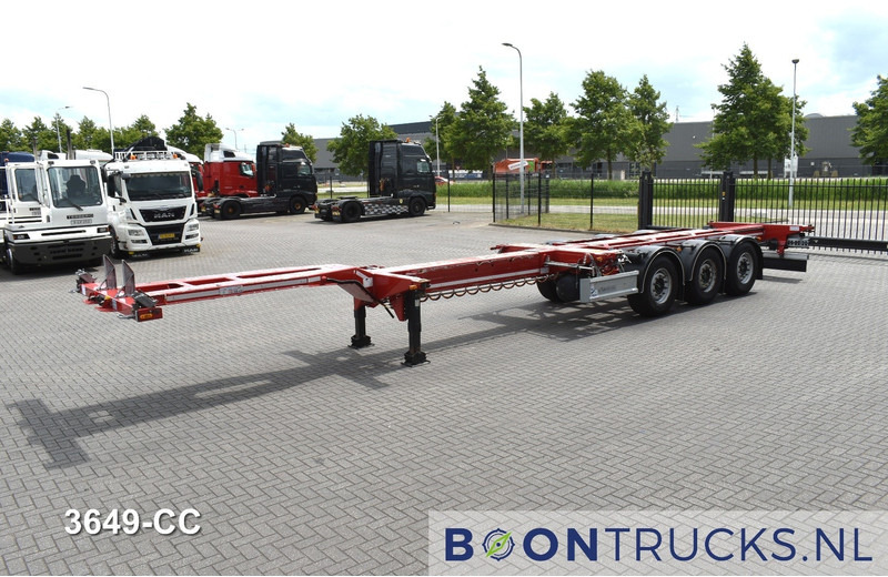 D-Tec FLEXITRAILER | 2x20-30-40-45ft HC * 2x LIFT AXLE * 2x EXTENDABLE * NL TRAILER * APK 09-2026 - Konteineris-vežimus/ Sukeisti kūną puspriekabė: foto 5 D-Tec FLEXITRAILER | 2x20-30-40-45ft HC * 2x LIFT AXLE * 2x EXTENDABLE * NL TRAILER * APK 09-2026 - Konteineris-vežimus/ Sukeisti kūną puspriekabė: foto 5