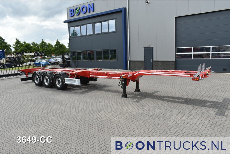 D-Tec FLEXITRAILER | 2x20-30-40-45ft HC * 2x LIFT AXLE * 2x EXTENDABLE * NL TRAILER * APK 09-2026 - Konteineris-vežimus/ Sukeisti kūną puspriekabė: foto 4 D-Tec FLEXITRAILER | 2x20-30-40-45ft HC * 2x LIFT AXLE * 2x EXTENDABLE * NL TRAILER * APK 09-2026 - Konteineris-vežimus/ Sukeisti kūną puspriekabė: foto 4