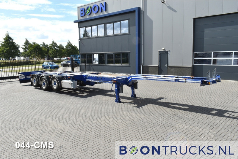 D-Tec FLEXITRAILER | 2x20-30-40-45ft HC * 2x LIFT AXLE * BPW/DISC * 3x EXT * NL TRAILER * APK 05-2026 - Konteineris-vežimus/ Sukeisti kūną puspriekabė: foto 4 D-Tec FLEXITRAILER | 2x20-30-40-45ft HC * 2x LIFT AXLE * BPW/DISC * 3x EXT * NL TRAILER * APK 05-2026 - Konteineris-vežimus/ Sukeisti kūną puspriekabė: foto 4