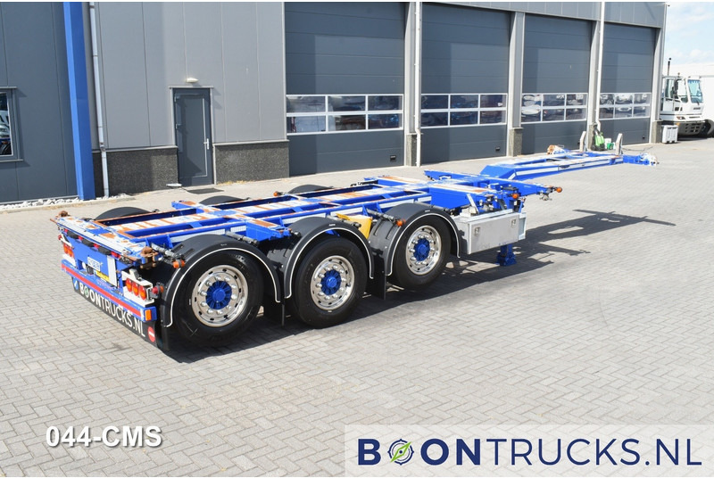 D-Tec FLEXITRAILER | 2x20-30-40-45ft HC * 2x LIFT AXLE * BPW/DISC * 3x EXT * NL TRAILER * APK 05-2026 - Konteineris-vežimus/ Sukeisti kūną puspriekabė: foto 1 D-Tec FLEXITRAILER | 2x20-30-40-45ft HC * 2x LIFT AXLE * BPW/DISC * 3x EXT * NL TRAILER * APK 05-2026 - Konteineris-vežimus/ Sukeisti kūną puspriekabė: foto 1