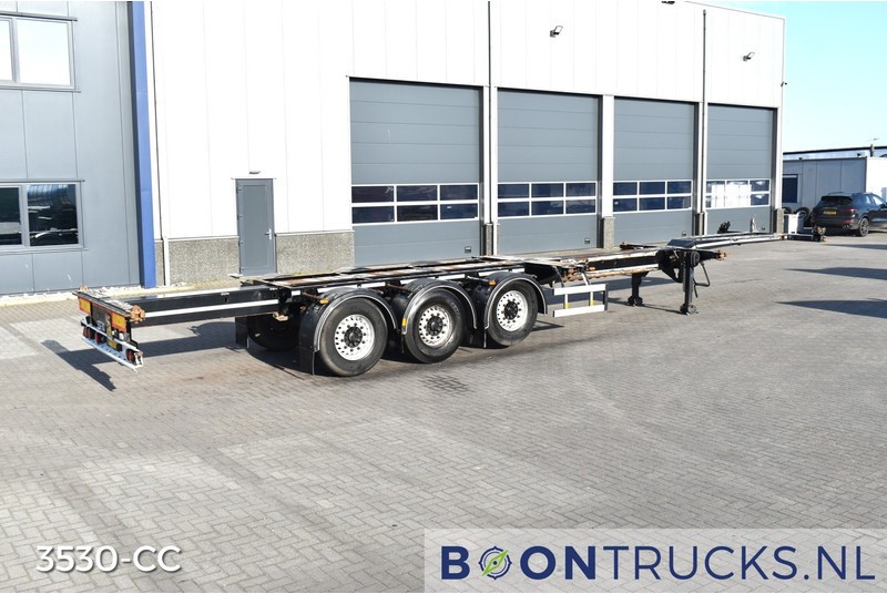 D-Tec FLEXITRAILER | 2x20-30-40-45ft HC * BPW / DISC * 2x EXTENDABLE * APK 05-2025 - Konteineris-vežimus/ Sukeisti kūną puspriekabė: foto 2 D-Tec FLEXITRAILER | 2x20-30-40-45ft HC * BPW / DISC * 2x EXTENDABLE * APK 05-2025 - Konteineris-vežimus/ Sukeisti kūną puspriekabė: foto 2